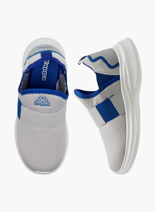Kappa Boys' Logo Print Slip-On Sports Shoes