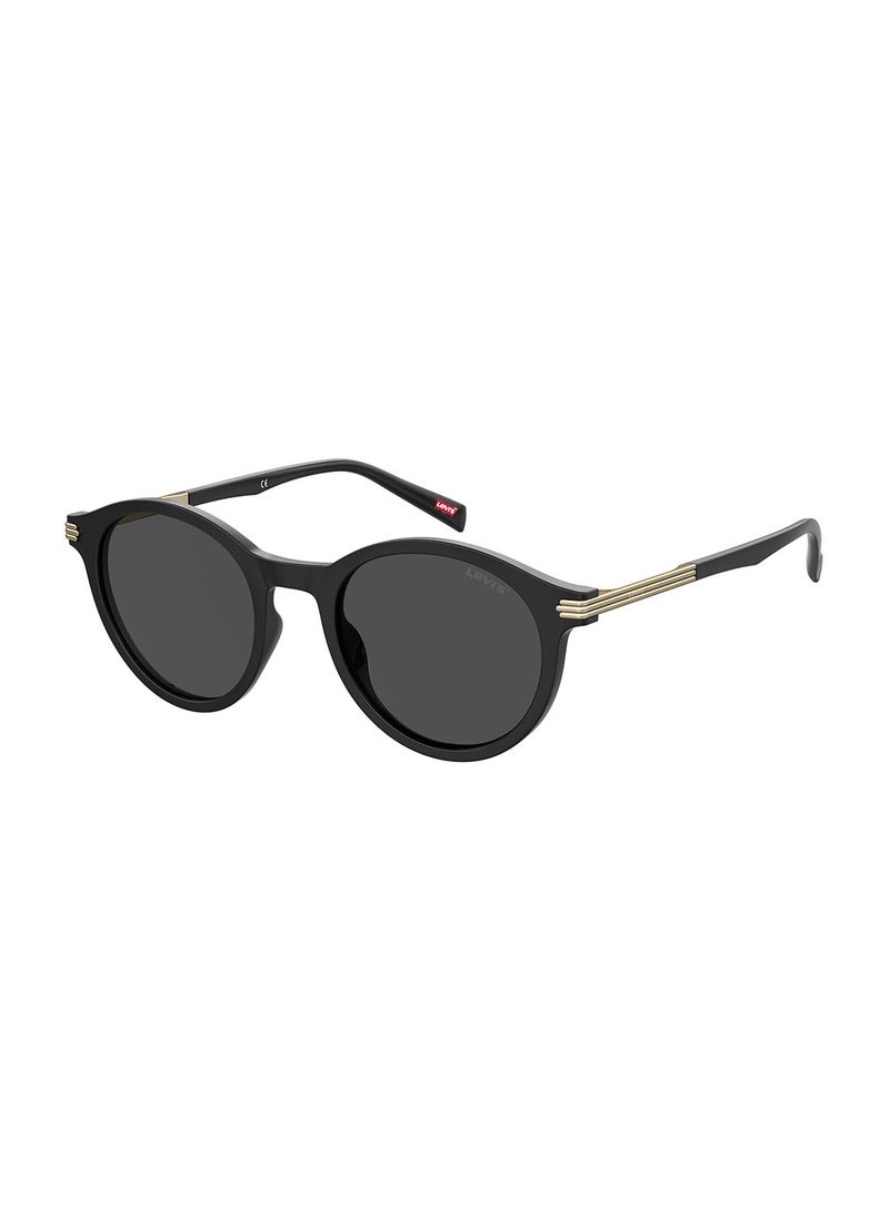 Levi's - Women's UV Protection Oval Sunglasses - Lv 5021/S Black Millimeter - Lens Size: 51 Mm - Image 1