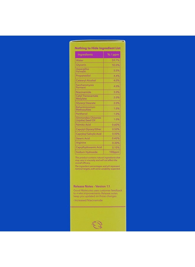 Good Molecules كريم علاج الجسم لتصحيح تغير اللون مع حمض الترانكساميك و LHA و النياسيناميد للعناية بالبشرة المضادة للشيخوخة للجسم - Image 2