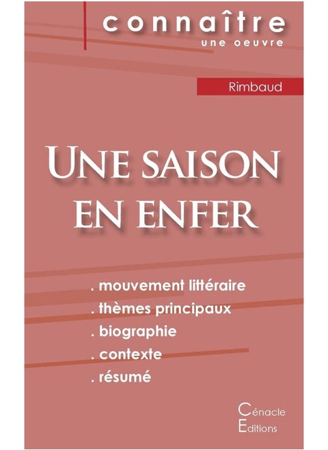 Fiche de lecture Une saison en enfer de Rimbaud (Analyse littéraire de référence et résumé complet)