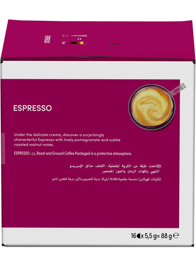 Nescafe Dolce Gusto Espresso 16 Coffee Capsules 88grams Single - Image 2