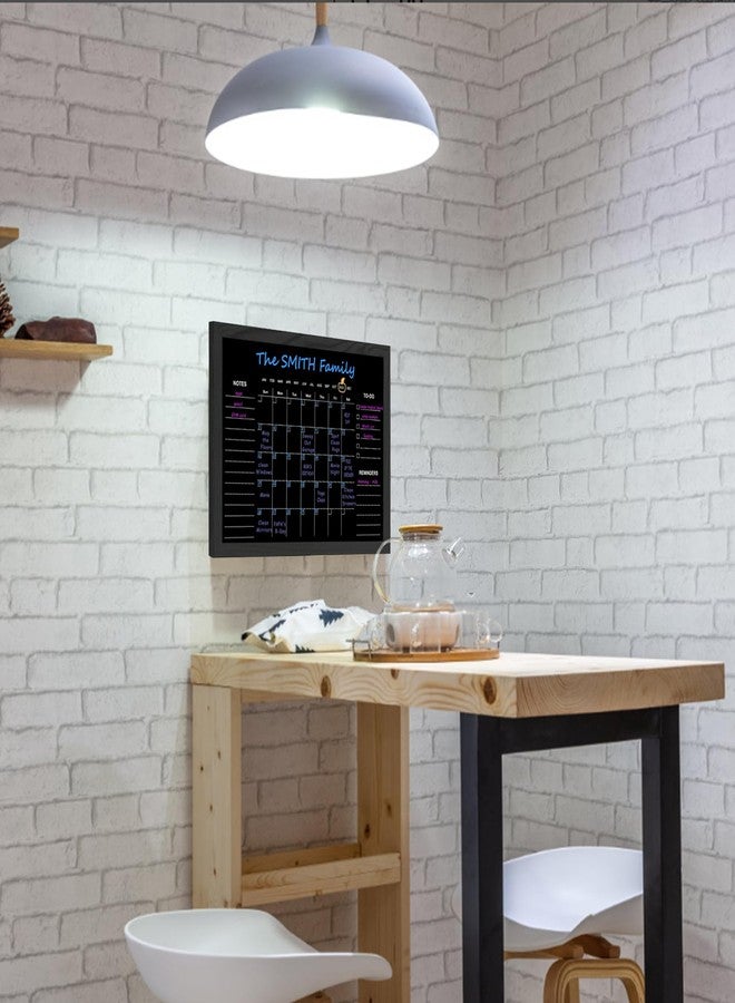 TORASO تقويم TORASO ذو السبورة، مقاس صغير 13 بوصة × 17 بوصة، سبورة مغناطيسية، سبورة شهرية وأسبوعية، منظم عائلي (Family-HB-3343) - Image 5