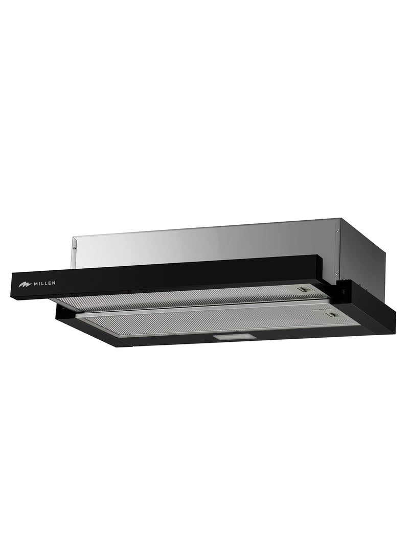 MILLEN - 90cm Telescopic hood MBKHSG 9001 BL – 3 Years Warranty, Filters Included - Image 1