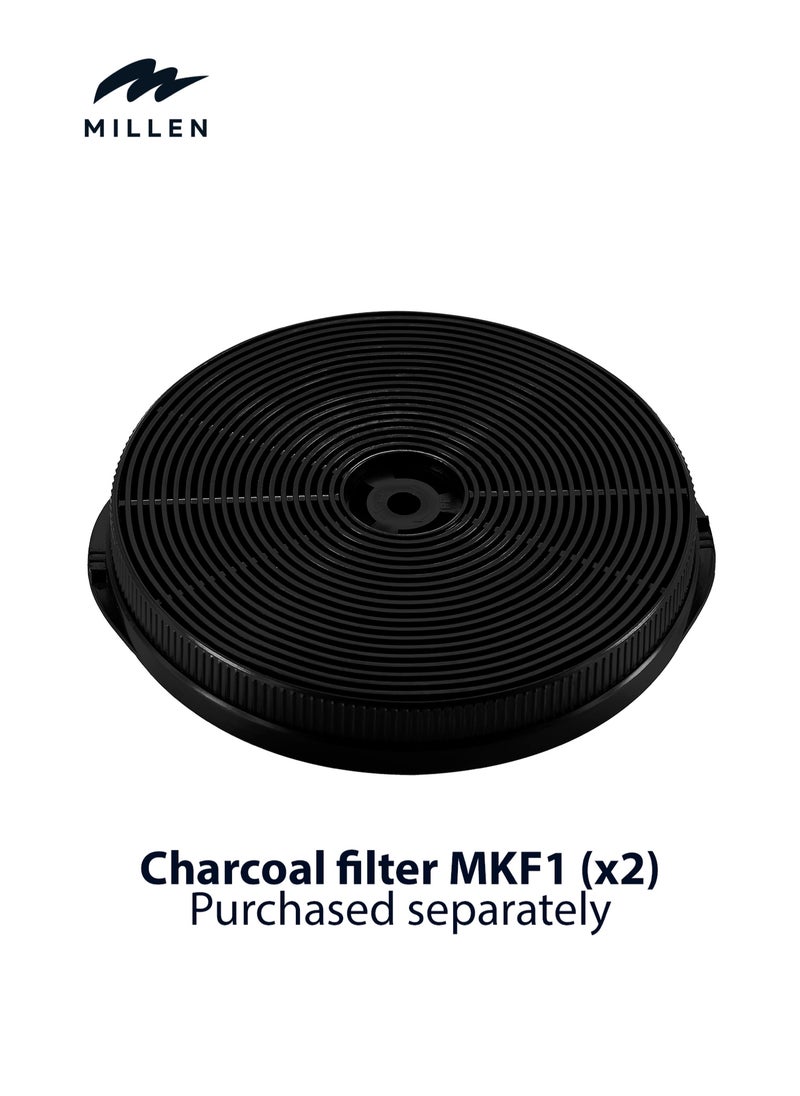 MILLEN - 90cm Telescopic hood MBKHSG 9001 BL – 3 Years Warranty, Filters Included - Image 1