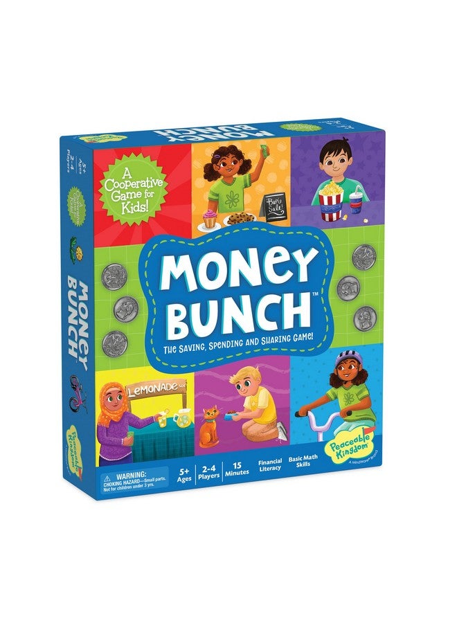 بيسبول كينجدام لعبة مجموعة أموال مملكة السلام - لعبة لوحية تعاونية لتعليم عادات مالية ذكية من خلال تعلم كيفية الادخار والمشاركة وإنفاق المال - Image 1