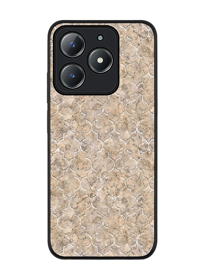 Stylizedd For Realme C63 / Realme C61 4G Case,Slim fit Camera Protection, Shockproof Thin Phone cover  - Arabesque Tiles - Image 1