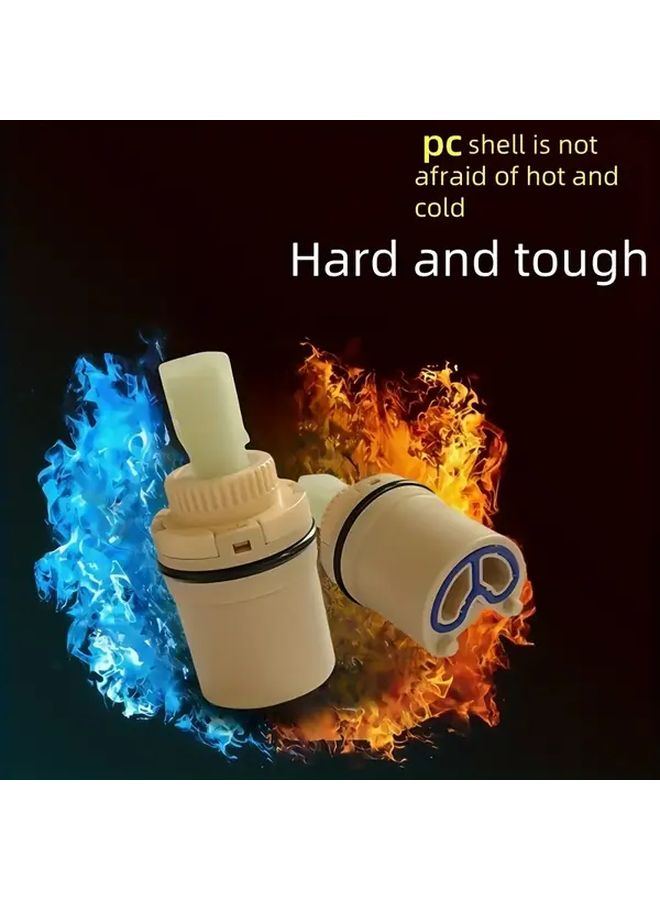 25 Valve Core Ceramic Plastic Hot Cold Water Faucet Cartridge Leak Proof Replacement - Image 3