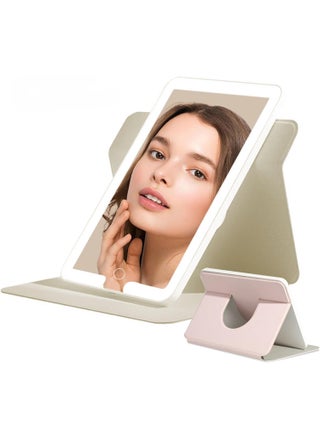 NYTRYD Rechargeable Makeup with LightsTravel Lighted VanityTable Mirror of 360 Rotation Desk Mirror Dimmable Touch Screen Tabletop LED Makeup Mirror NY01 20 X 135 X 1 CM - pzsku/Z632C33CF6AFAB5E7D3CCZ/45/1751962128/ed822c52-7efc-4c3a-8b77-7a216ad4976d