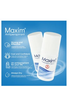 Maxim Maxim® Clinical Strength Antiperspirant for hyperhidrosis Excessive Sweating – Reduces Sweat Up to 72 Hours Per Use – Antiperspirant for Men and Women Certain to Keep you Dri  - Image 2