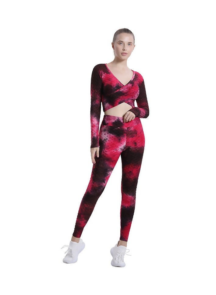 EBMINI New Pilates Yoga Training Fitness Clothing Set 