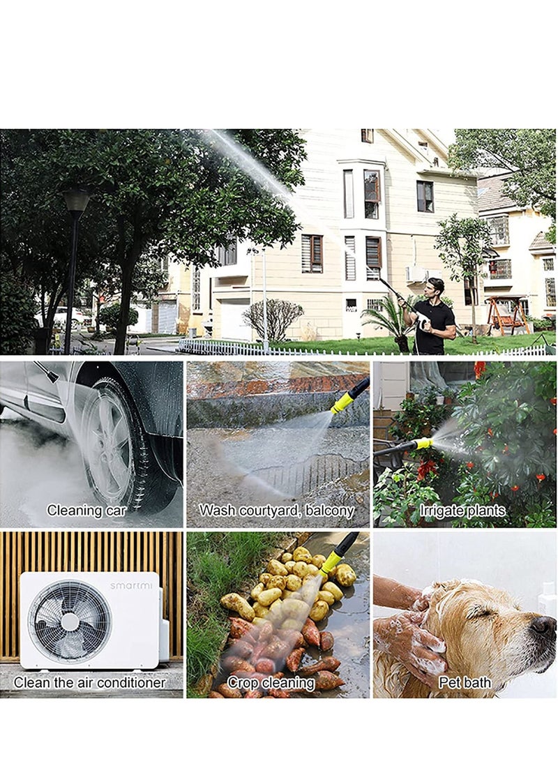 24V Cordless Portable Washer Electric High Pressure Cleaner Machine 200W 30Bar Lithium Handheld Car Cleaning Device With Foam Generator Nozzle Water Pump - Image 4