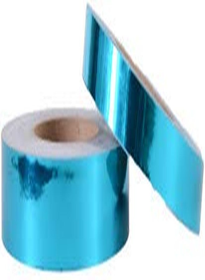 Flexifit Holographic Laser Reflective Tape for Rhythmic Gymnastics Hoop & Clubs Length 20m/ 45m Lenght (20m, Peacock Blue) - Image 1