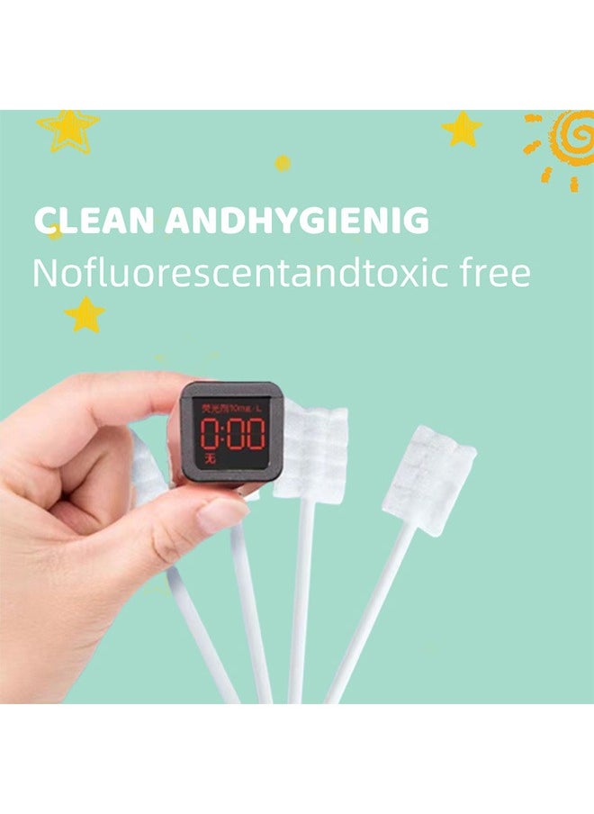 30 Pcs  Baby Toothbrush, Disposable Gauze Baby Tongue Cleaner, Dental Care for 0-2 Years