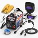 ANDELI 135Amp MIG Welder 110V220V Dual Voltage Portable Flux Core MIGLift TigStick 3in1 Multiprocess MIG Welding Machine with Synergy LED Display Full Kit Bonus Welding Helmet Gloves - Image 2