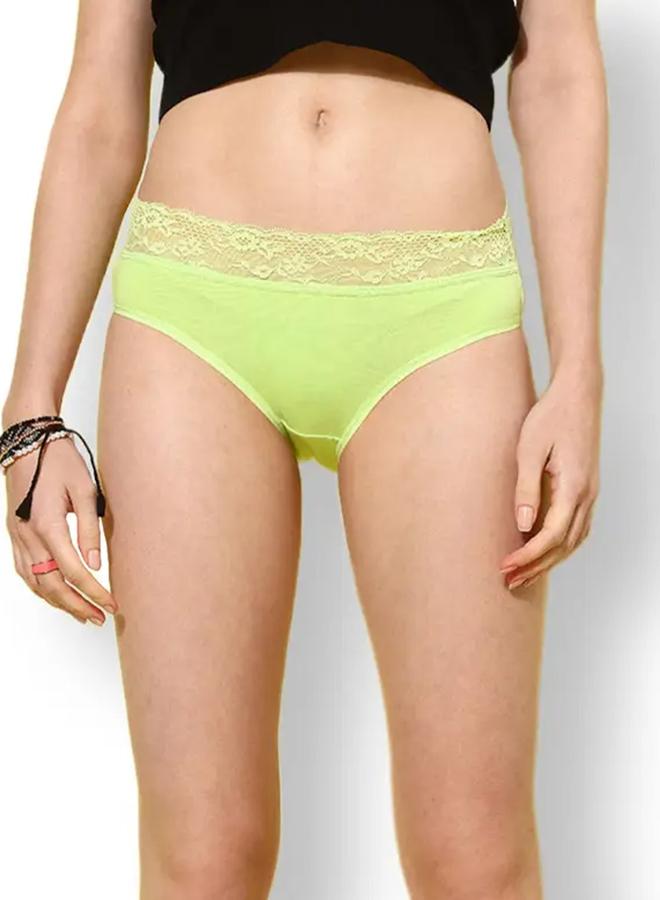 Leading Lady Pack of 2 - Lace Waistband Cotton Briefs - Image 4