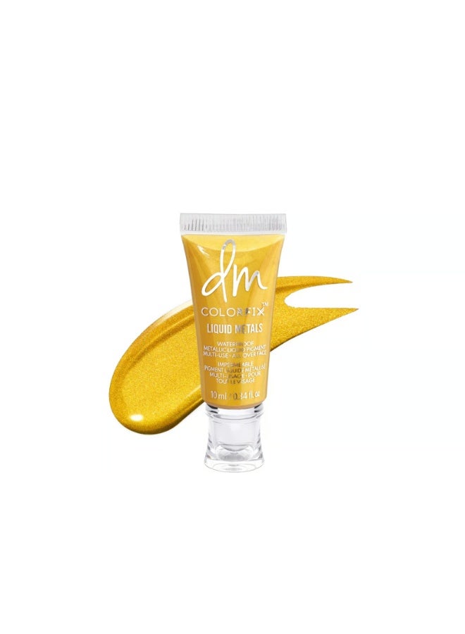 Danessa Myricks Beauty Colorfix Liquid Metals Waterproof Metallic Liquid Pigment 24K 10ml - Image 1