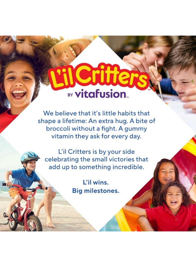 Lil Critters L'il Critters Kids Immune C | Vitamin C and Zinc Gummies | 190 Count | Assorted Fruit Flavors | Gluten and Dairy-Free Children's Gummy Supplement - Image 2
