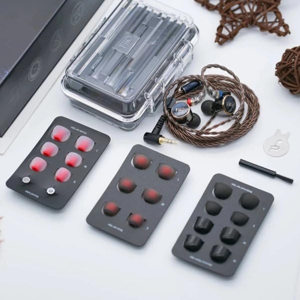 FIIO FD3 PRO Earphones in-Ear Earbuds High Resolution 1DD Deep Bass Detachable MMCX Connector with 2.5/3.5/4.4mm Plugs DLC Black - Image 2