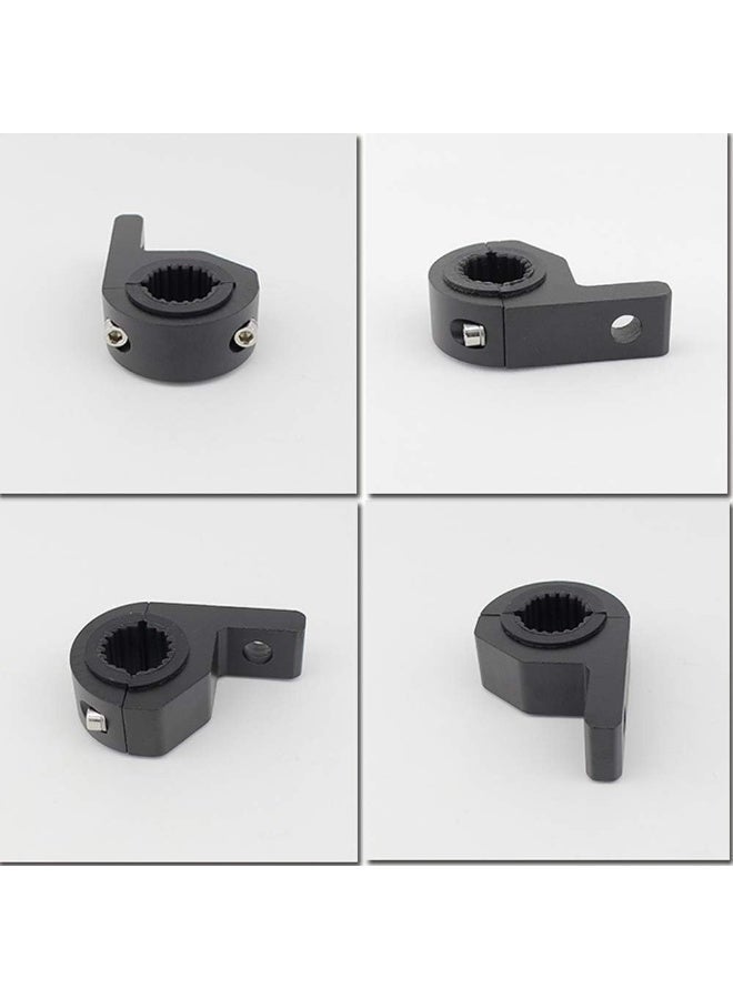 3E 2PCS 0.75 "1" 1.25 "الأفقي الثور بار تركيب قوس ضباب القيادة ضوء المشبك العالمي قوس للسيارة الدراجة النارية حارس حادث بار (ميني) - Image 2