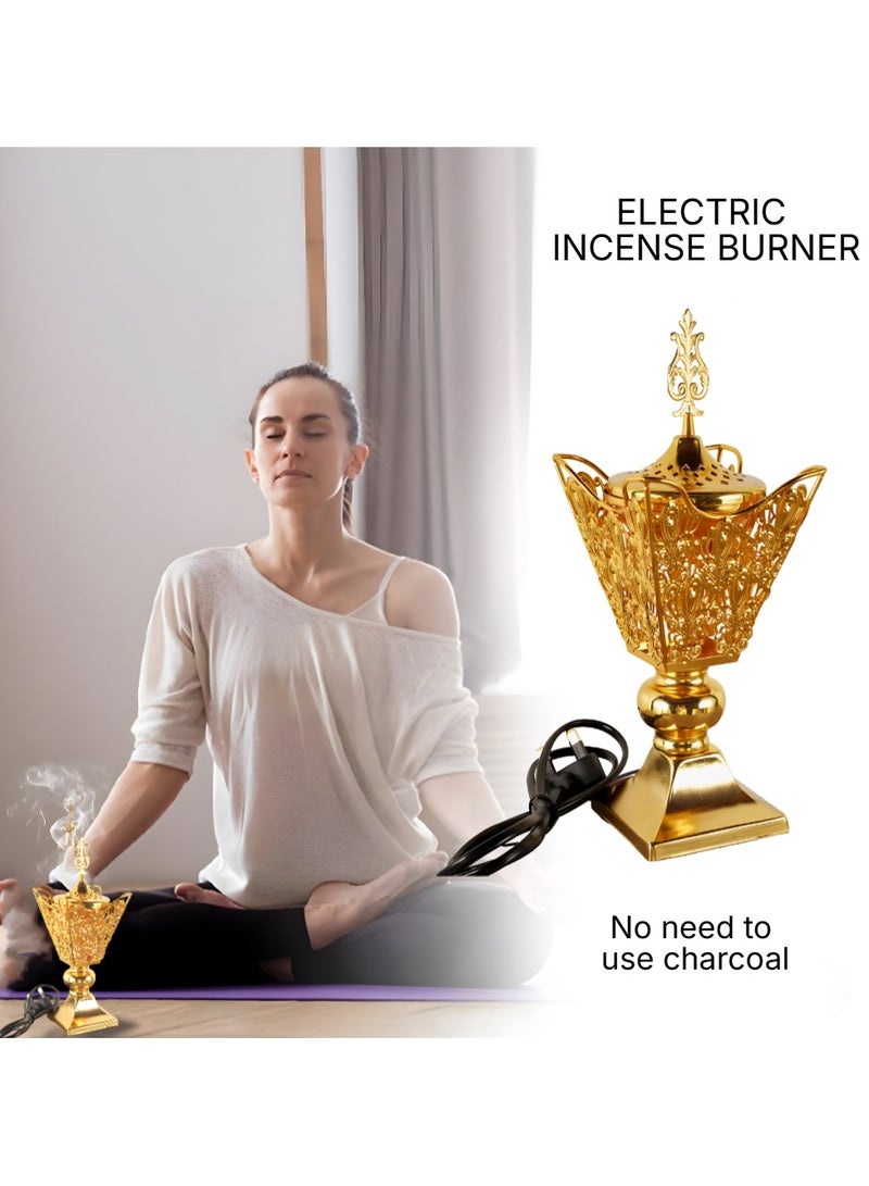 Premium Electric Incense Oud Holder Luxurious design for Home and Office Fragrance - Image 2