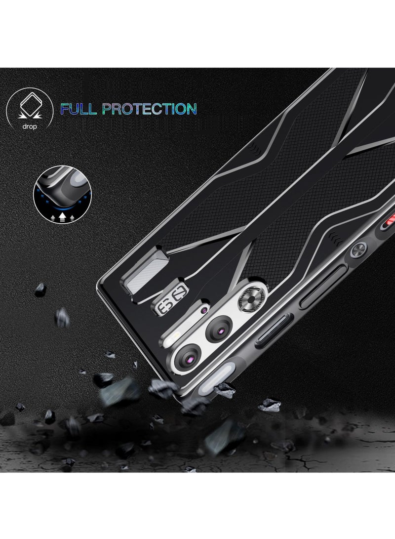 SYOSI Red Magic 9 Pro/Pro+ Case, Slim Flexible TPU Phone Cover, Anti-Scratch and Shockproof for Nubia Redmagic 9 Pro/Pro +, Black - Image 4