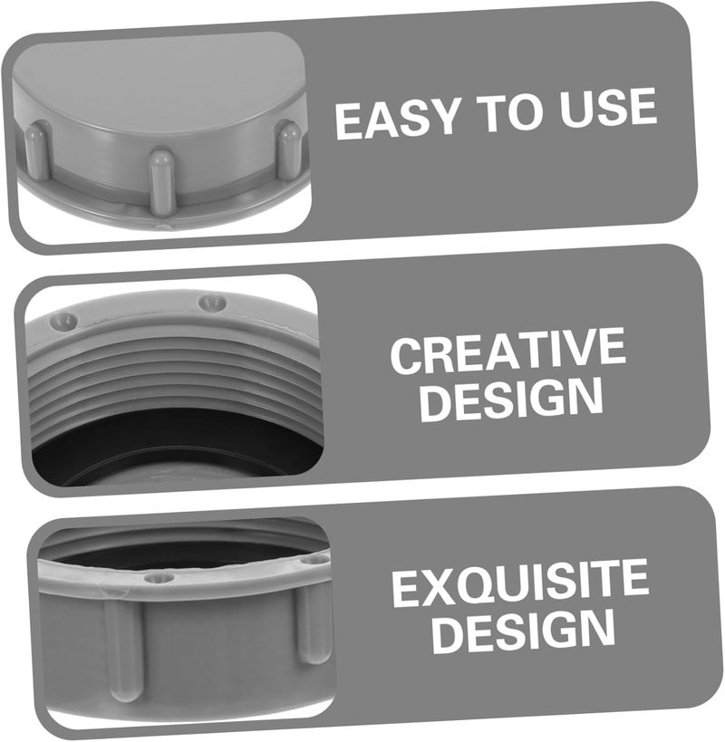 DOITOOL 6-Piece Drain Plug Caps Set 1.5 2 Waterproof Household Drainer Covers for Kitchen Bathroom Sturdy Blanking Caps for Waste Disposal - Image 3