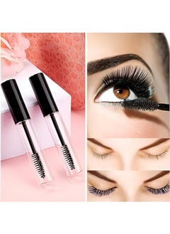 Vinayakart 4Ml Mascara Tube, Mascara Bottle, Contenner Plastic Empty Mascara Tube Wand Eyelash Cream Container Bottle For Castor Oil Brush Kit Combo With Dotes For Women Pack Of 2Pcs  - Image 5
