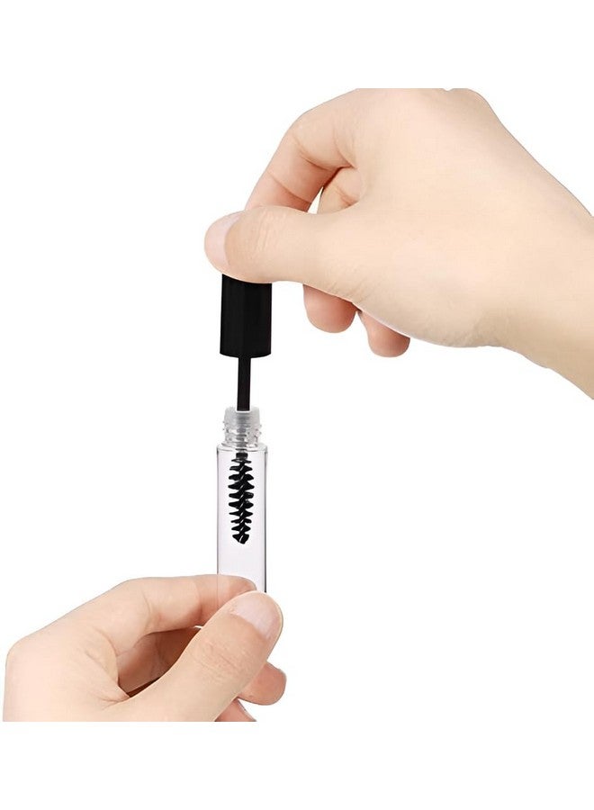 Vinayakart 4Ml Mascara Tube, Mascara Bottle, Contenner Plastic Empty Mascara Tube Wand Eyelash Cream Container Bottle For Castor Oil Brush Kit Combo With Dotes For Women Pack Of 2Pcs - Image 3