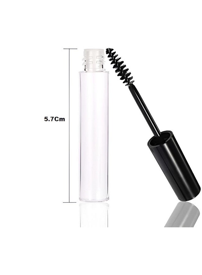 Vinayakart 4Ml Mascara Tube, Mascara Bottle, Contenner Plastic Empty Mascara Tube Wand Eyelash Cream Container Bottle For Castor Oil Brush Kit Combo With Dotes For Women Pack Of 2Pcs - Image 2