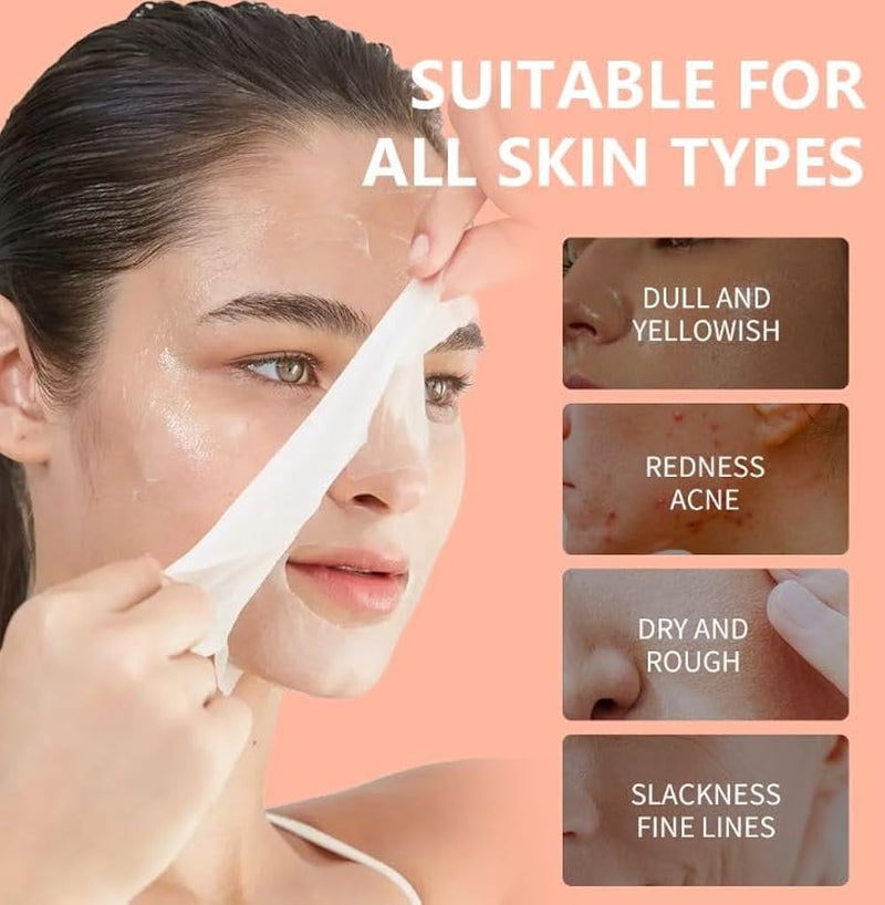 Facial Face Mask,Hydrating -, Skin Care Hydrating, Face Masks Skincare, Skin Repair Mask. 1 pc -strawberry - Image 3