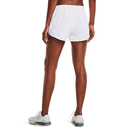 Under Armour Women's Fly By 2.0 Running Shorts , White (100)/White , X-Large - Image 2