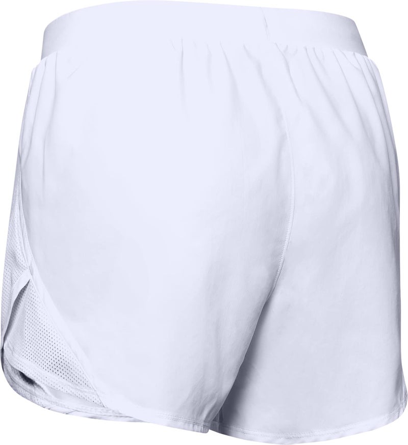 Under Armour Women's Fly By 2.0 Running Shorts , White (100)/White , X-Large - Image 5