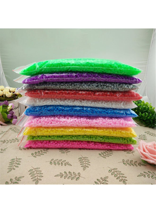 Yiwu Direct Selling Children's Handmade DIY Educational Toys Spell Bean Puzzle 5mm-Color:5MM500 Grams Of Mixed Color - Image 1