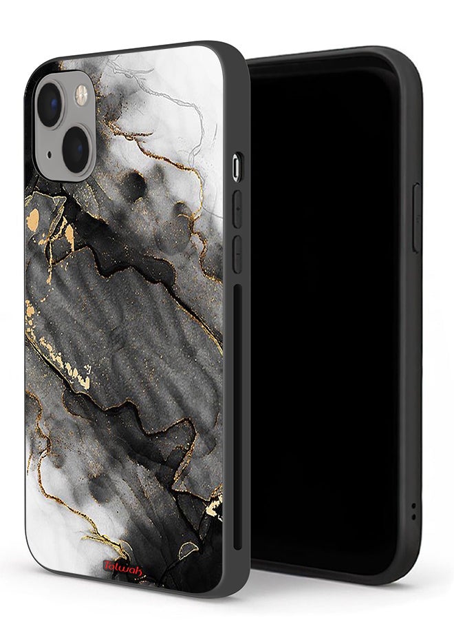 Tolwak Apple iPhone 13 mini Protective Case Glitter Marble - Image 1