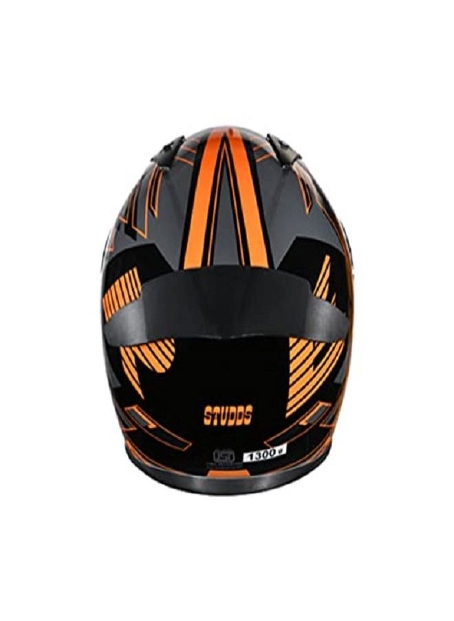 STUDDS - HELMET FULL FACE THUNDER STUDDS WITH SPOILER AND CLEAR VISOR - Image 1