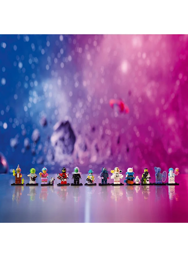 ليغو Minifigures Series 26 Space, Collectible Lego Role-Play Toys For 5 Plus Year Old Boys & Girls, Incl. Astronaut And Robot, Party Bag Fillers, Kids Birthday Gift Idea, 1 Of 12 Chosen At Random (9 Pieces) 71046