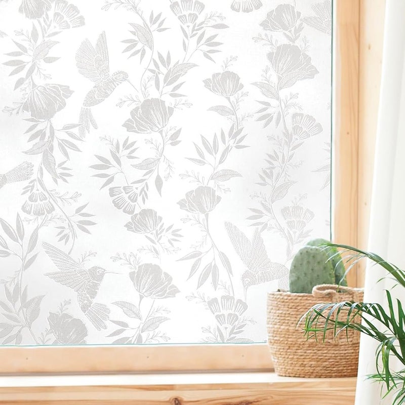 Artscape Anna 24 x 36 Inch Window Film, Made in USA â€“ Provides Decorative Privacy, Non-Adhesive, Textured Glass Pattern, UV Protection, Easy to Apply and Removable - Image 1