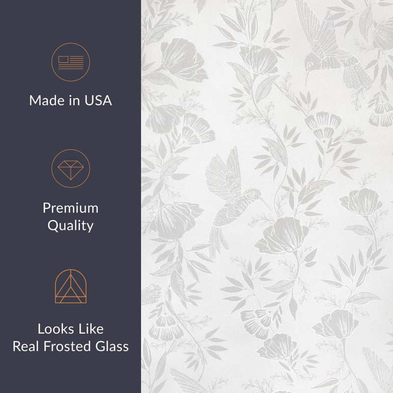 Artscape Anna 24 x 36 Inch Window Film, Made in USA â€“ Provides Decorative Privacy, Non-Adhesive, Textured Glass Pattern, UV Protection, Easy to Apply and Removable - Image 5