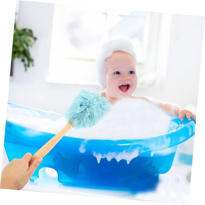 4Pcs Exfoliating Body Brush Set Long Handle Back Scrubber For Wet Dry Bath Shower - Image 5