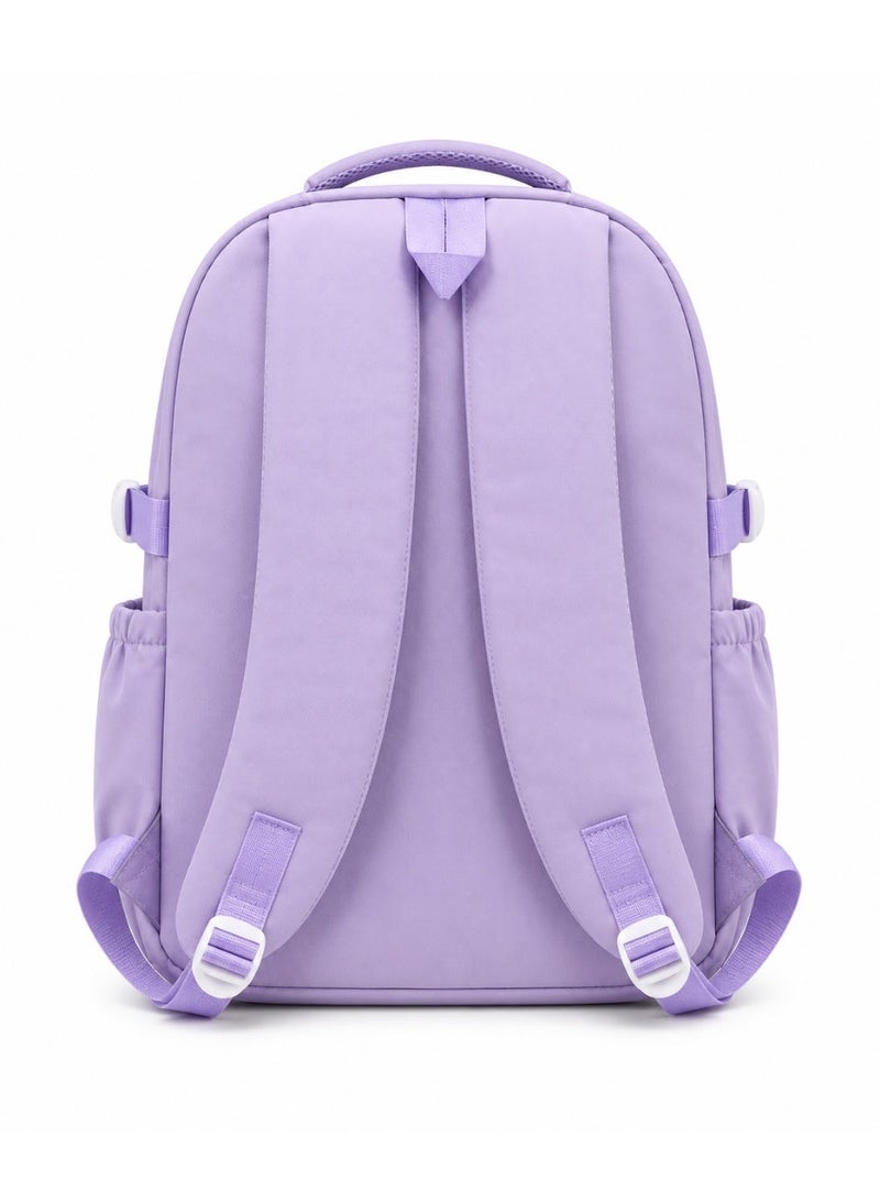 Kids School Backpack with Large Capacity, Multi-Pocket Lightweight Book Bag with Padded Shoulder Straps and Side Bottle Pockets for Boys & Girls - Image 4
