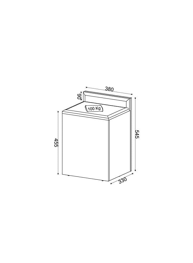 Zaboon Pouf, Pu2052.0001,White, 38 X 33 X 55 Cm - Image 3