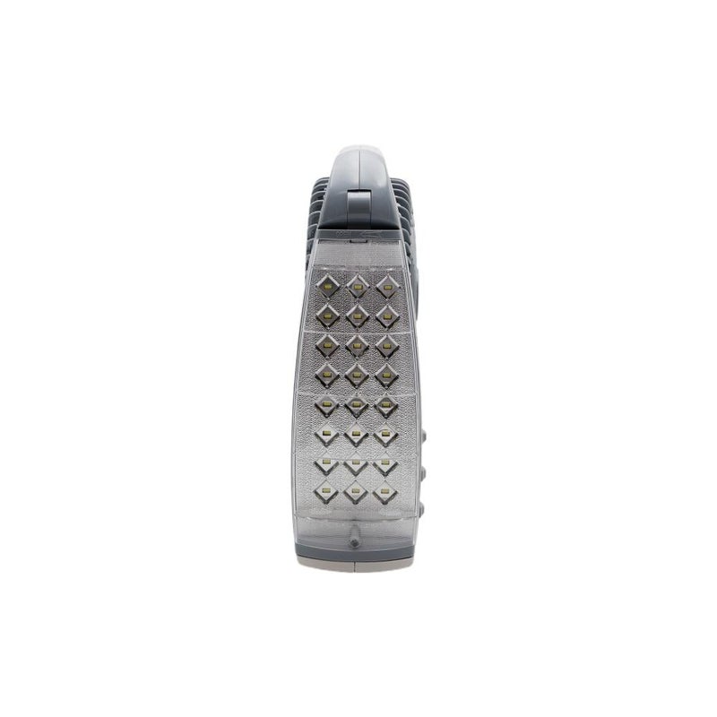 أفس مروحة AFC 6 في 1 بالطاقة الشمسية والكهرباء مع إضاءة LED، بلوتوث، راديو FM، منفذ USB وTF Card، شحن Type-C، مروحة محمولة 8 إنش، لوح شمسي مرفق، قابلة لإعادة الشحن للطوارئ والتخييم - Image 3