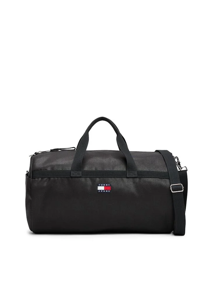تومي جينز Logo deatiled Top handle  Duffle Bag