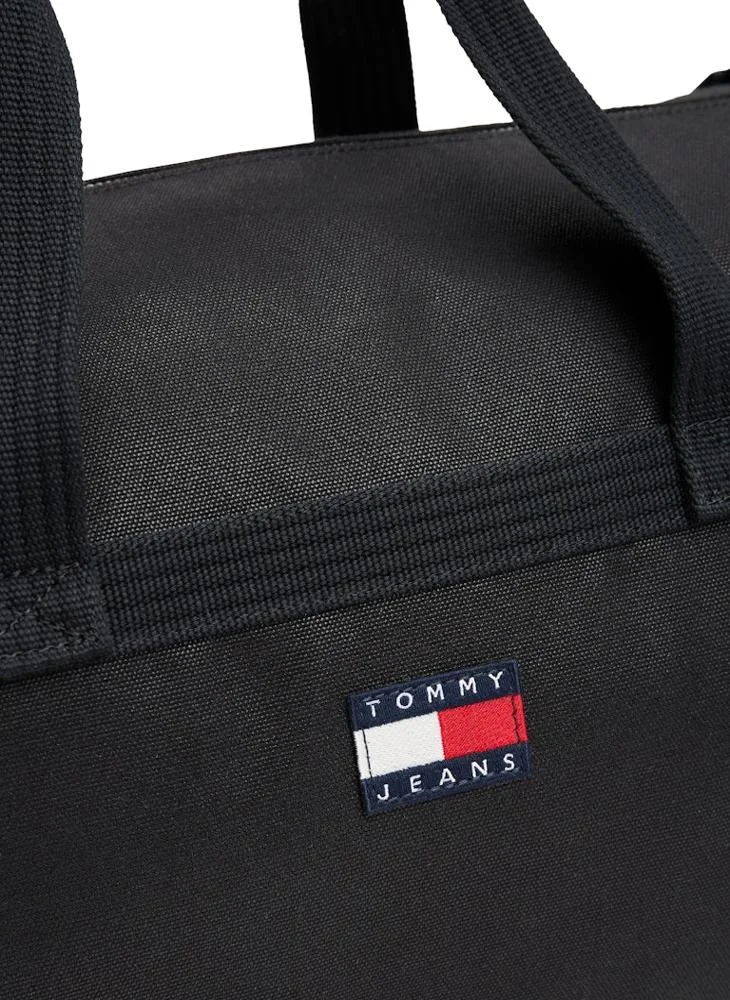 TOMMY JEANS Logo deatiled Top handle  Duffle Bag