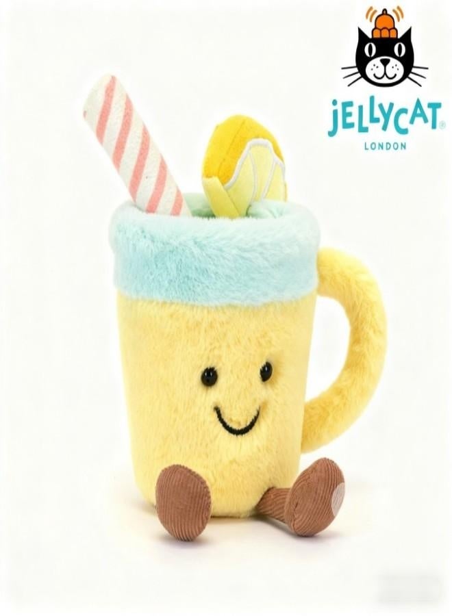 Jellycat Amuseables Lemonade Plush Toy — Soft Smiling Drink Plush, Cute Home & Desk Decoration - Image 1