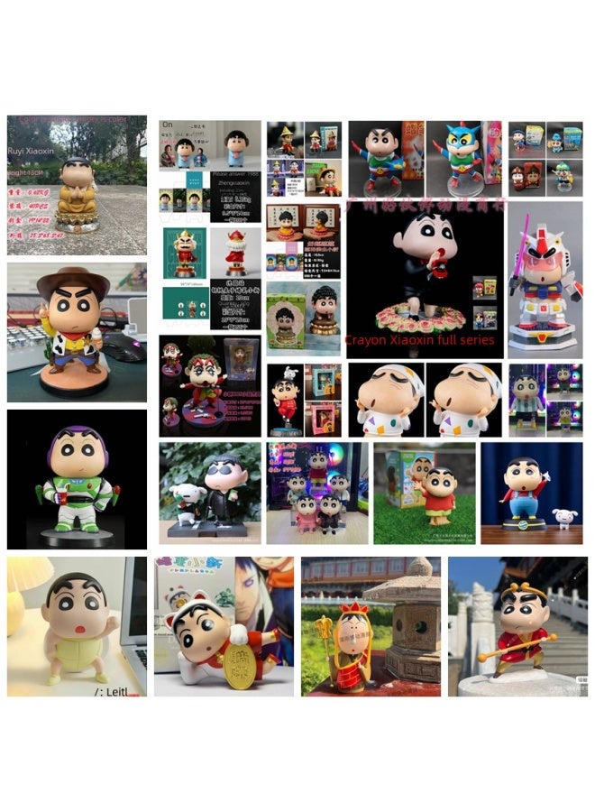 Sunshine City Series Model Toy - Candy Land Colorful Candy Lollipop Design-Color:Dynamic Superman Small Mask 9*12*16cm - Image 5