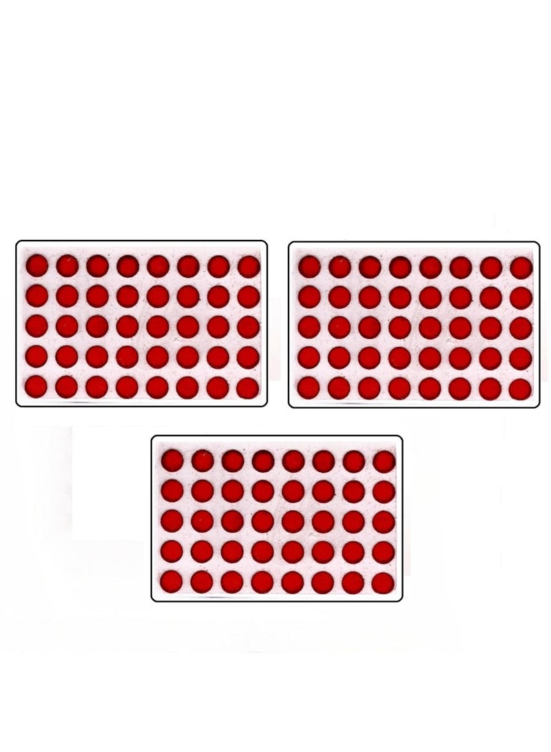 مملكة الإكسسوارات مجموعة ملصقات بيندي فاخرة من أكسسواريز كينغدوم | ملصقات بيندي قابلة لإعادة الاستخدام، لطيفة على البشرة للنساء والفتيات | ملصقات بيندي لجميع المناسبات | عبوة من 3 ملصقات - Image 1