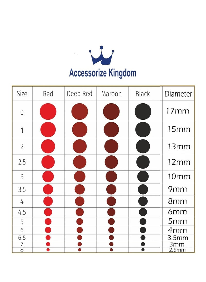 مملكة الإكسسوارات مجموعة ملصقات بيندي فاخرة من أكسسواريز كينغدوم | ملصقات بيندي قابلة لإعادة الاستخدام، لطيفة على البشرة للنساء والفتيات | ملصقات بيندي لجميع المناسبات | عبوة من 3 ملصقات - Image 4