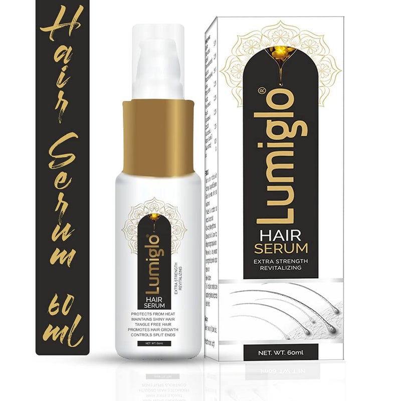Lumiglo Lumiglo Revitalizing Instant Smoothing Hair Serum With Onion Extract Biotin Enriched With Vitamin E Unlock Hair Growth To Activate And Stimulate The Follicles Get Strong FrizzFree Hair - Image 1