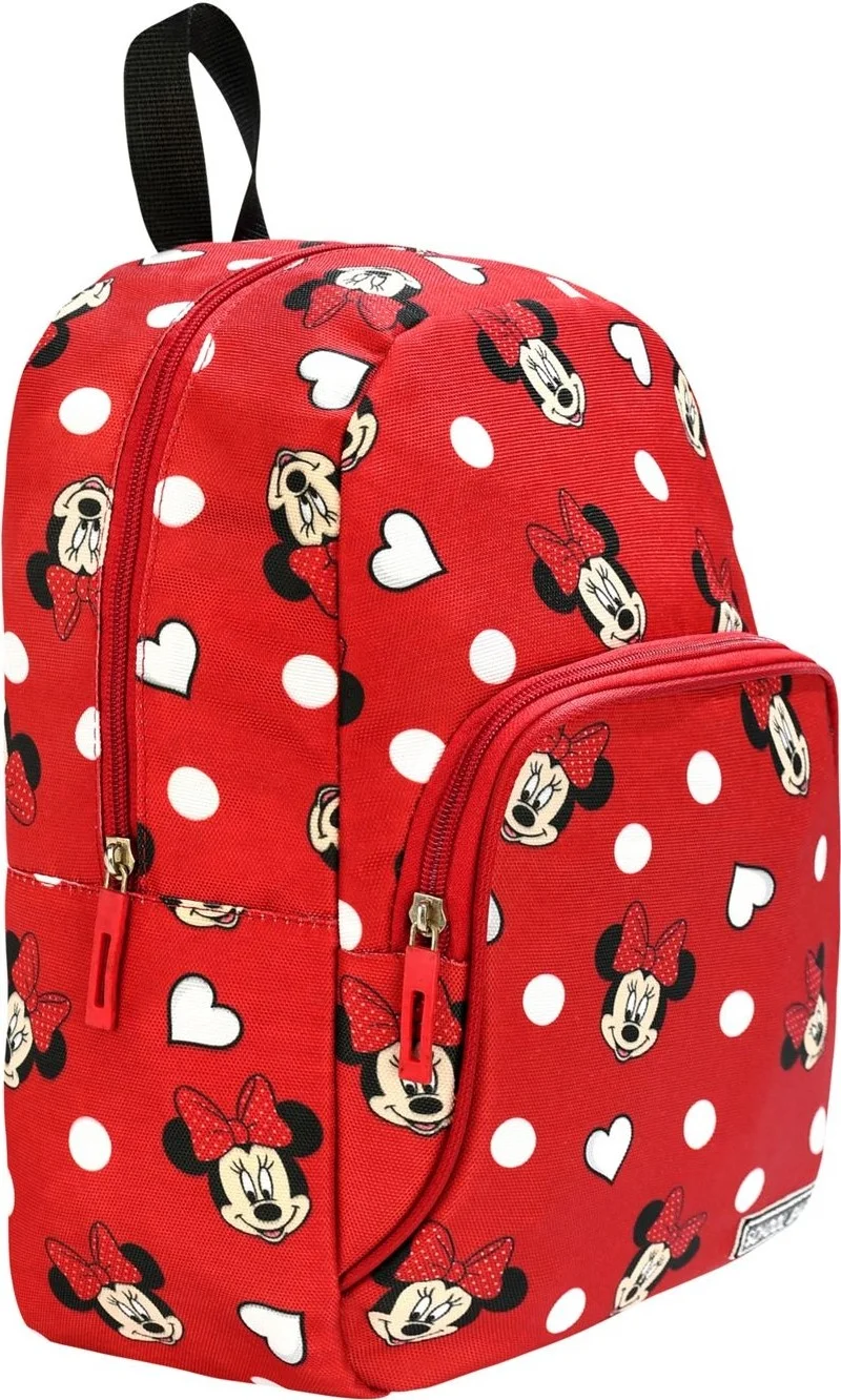 Esbuik New Season Mini Mouse Patterned Water Bottle Pocket Girl Kindergarten Nursery Backpack